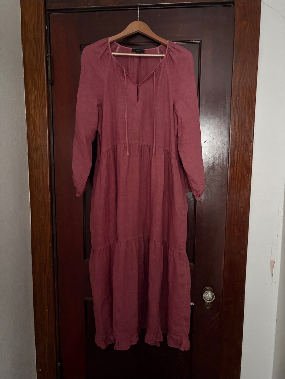 J CREW linen maxi dress